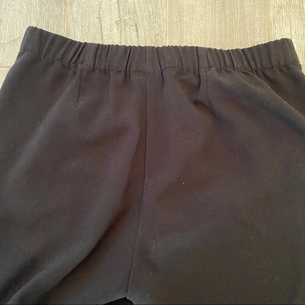 J. Jill black crepe pants with back elastic waist